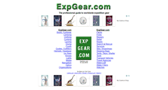 Desktop Screenshot of expgear.com