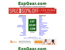 Tablet Screenshot of expgear.com